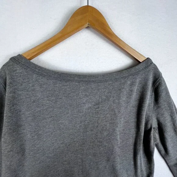 Hollister California Womens Logo Graphic Printed Pullover Sweatshirt Size L - Picture 4 of 13